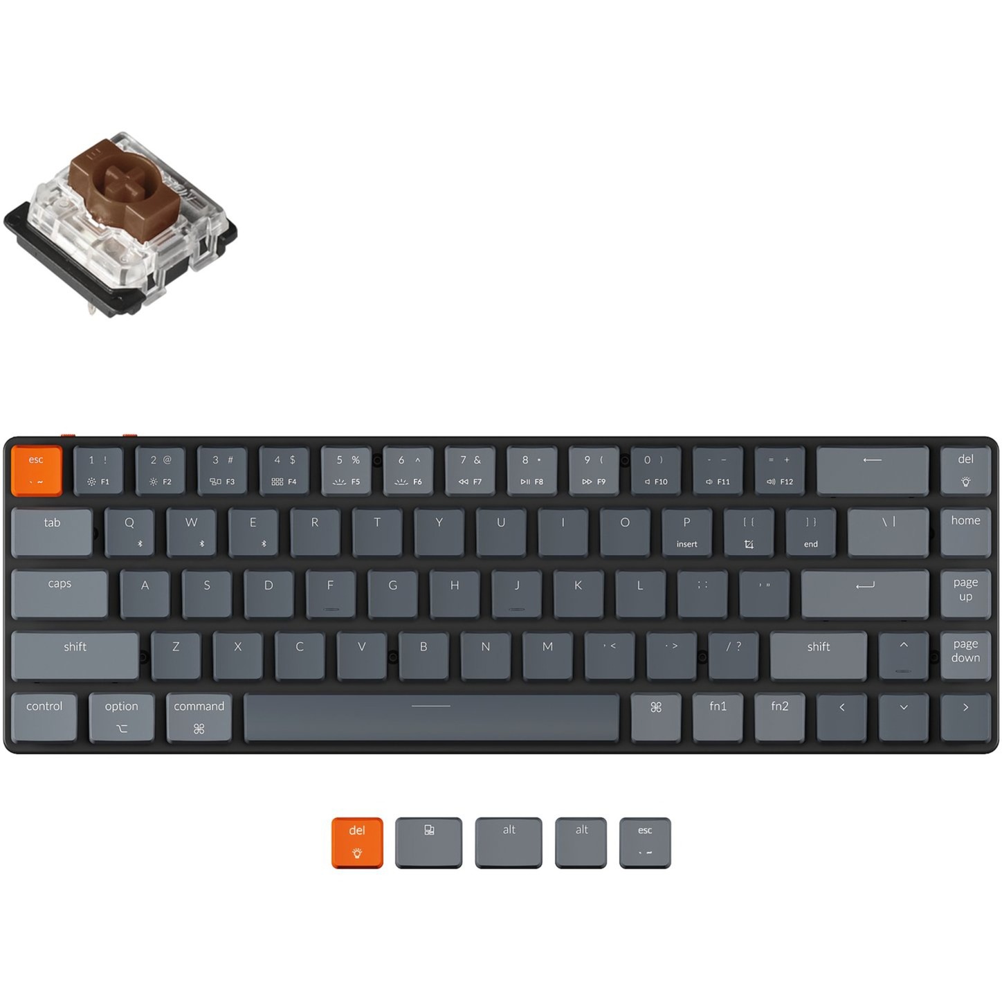 MacAlly ACEKEY bedraad aluminium USB toetsenbord Wit