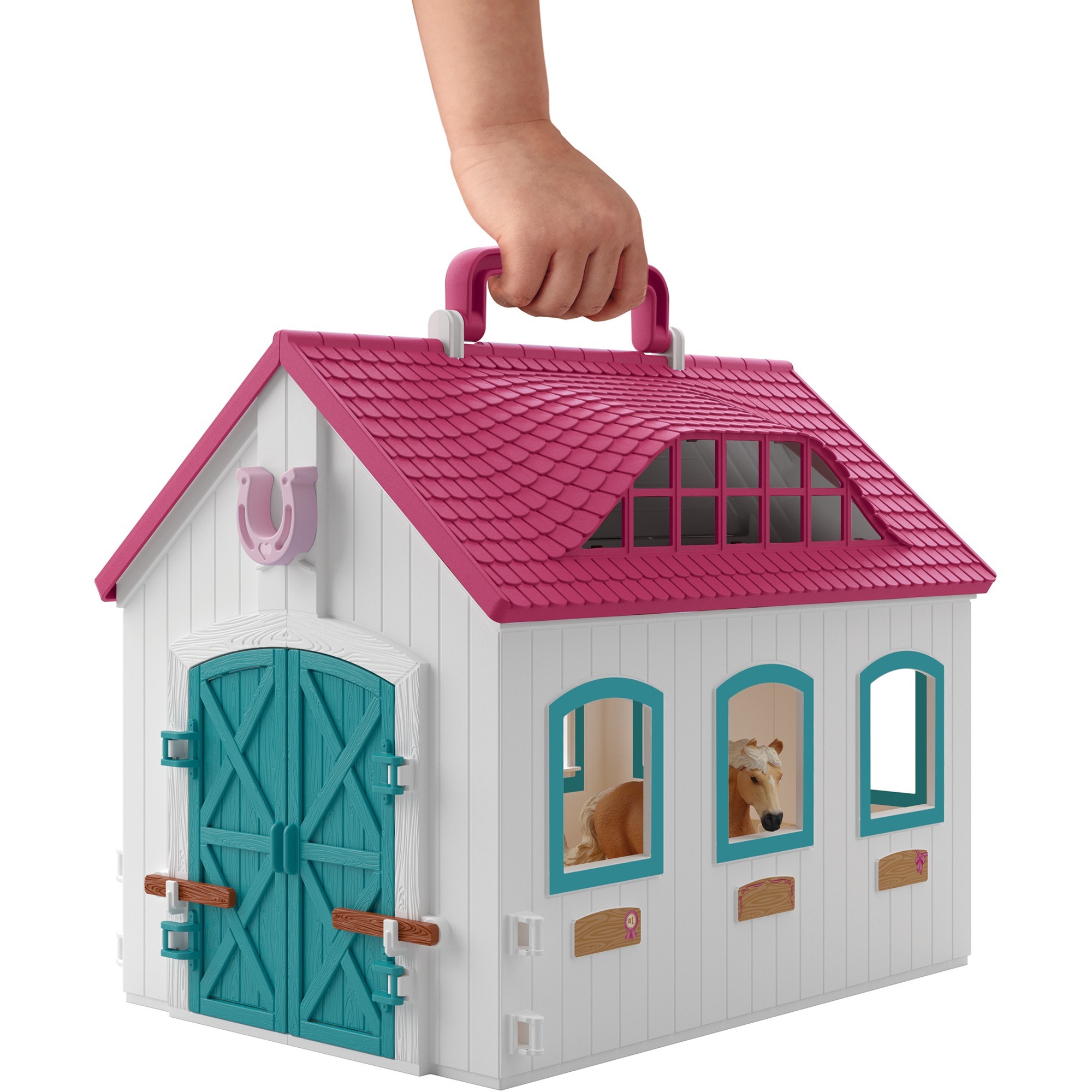 Schleich Horse Club - Open Stal "Klein hoefijzer" speelset 42703