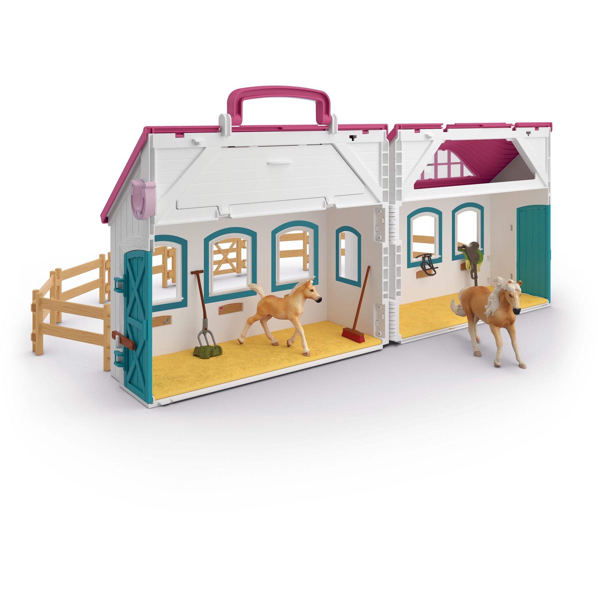 Schleich Horse Club - Open Stal "Klein hoefijzer" speelset 42703