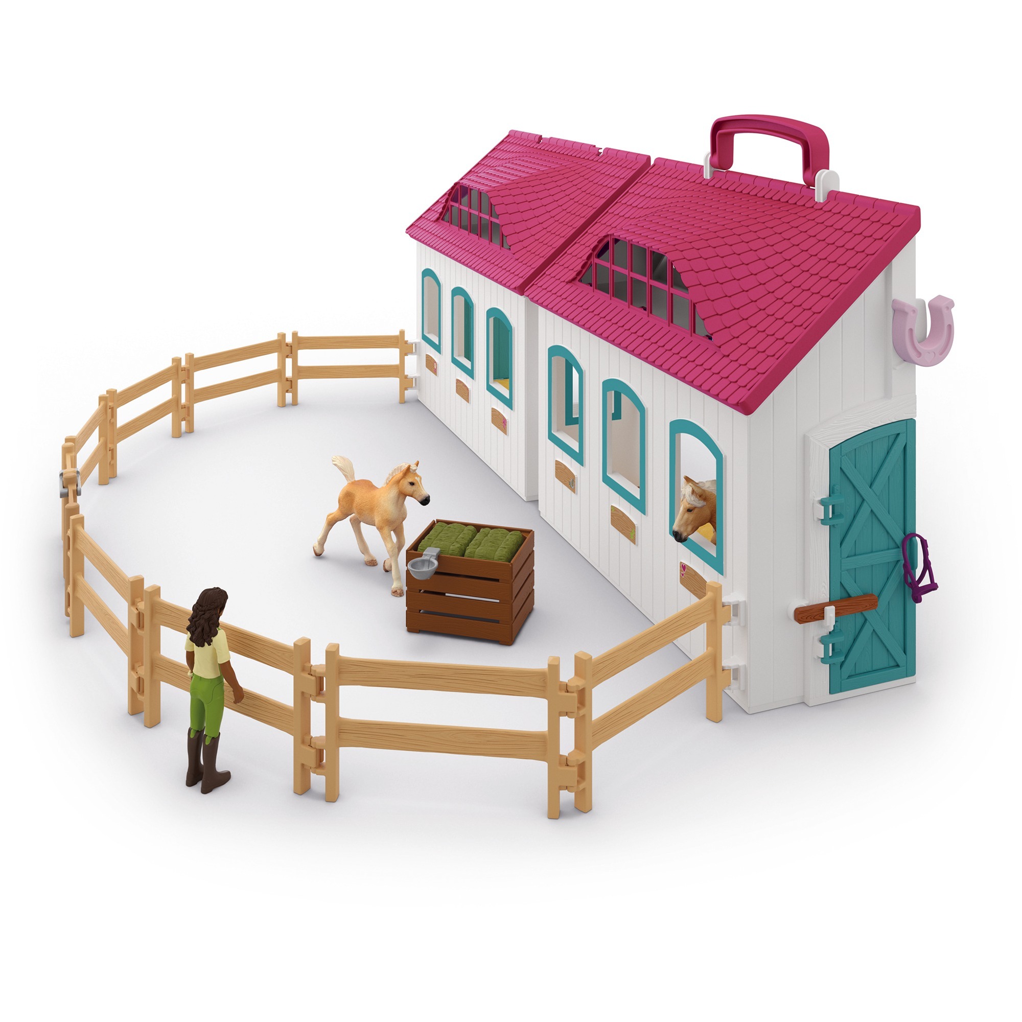Schleich Horse Club - Open Stal "Klein hoefijzer" speelset 42703
