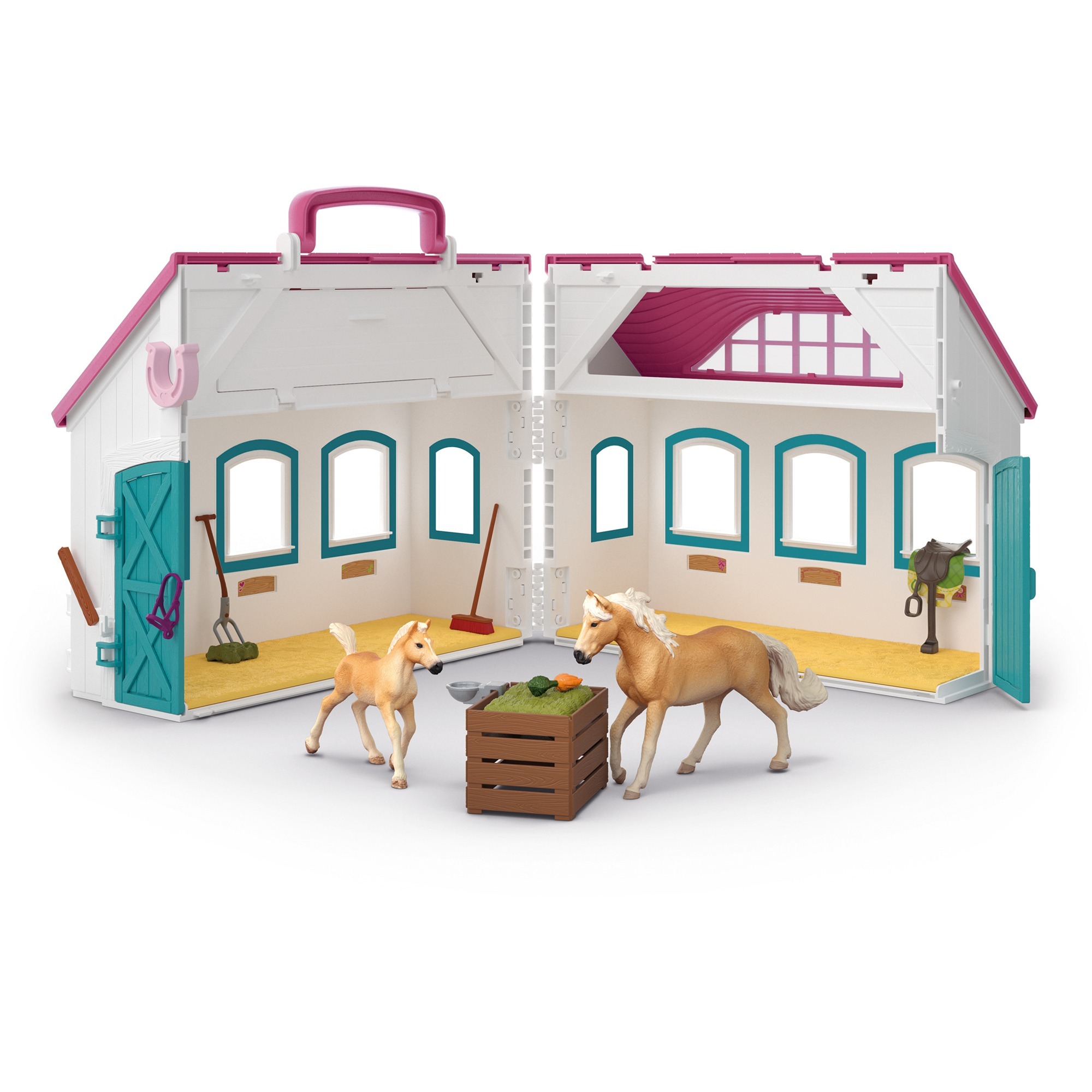 Schleich Horse Club - Open Stal "Klein hoefijzer" speelset 42703