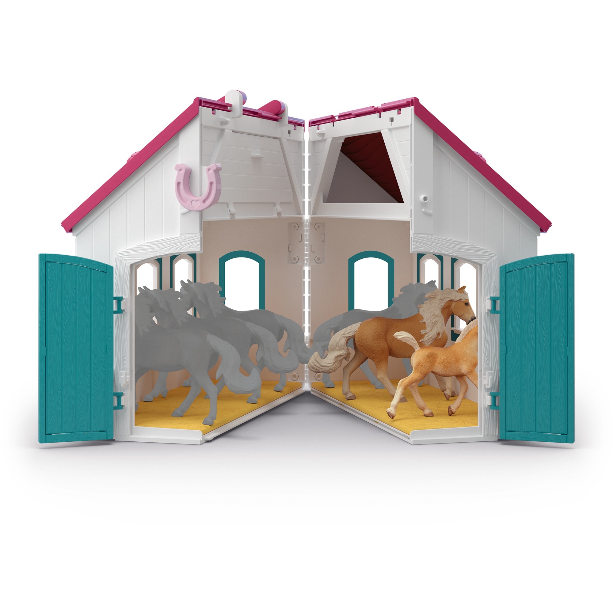 Schleich Horse Club - Open Stal "Klein hoefijzer" speelset 42703