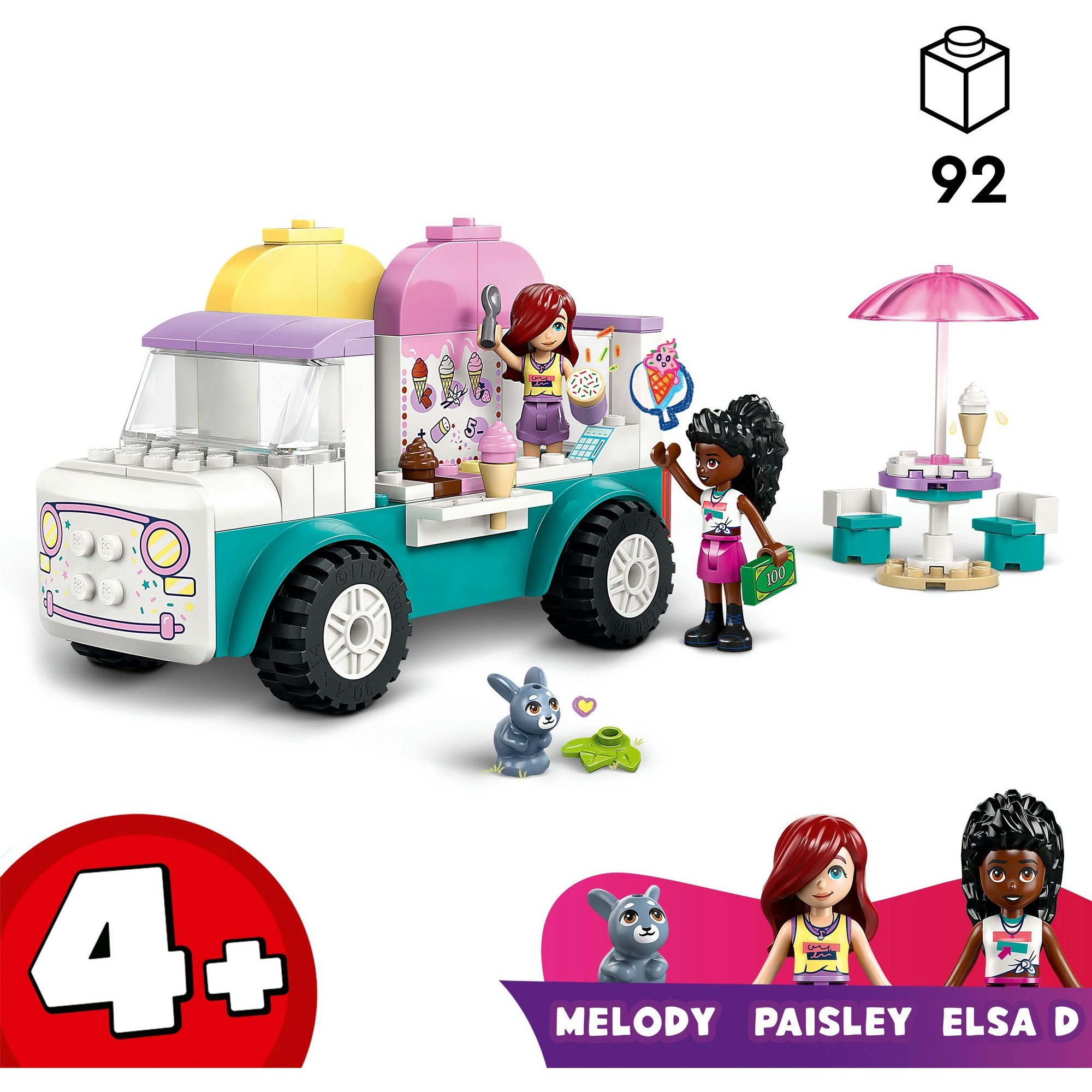 LEGO Friends - Heartlake City ijscotruck Constructiespeelgoed 42644