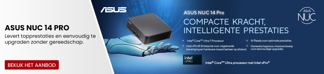 ASUS NUC 14 Pro - Compacte kracht, intelligente prestaties