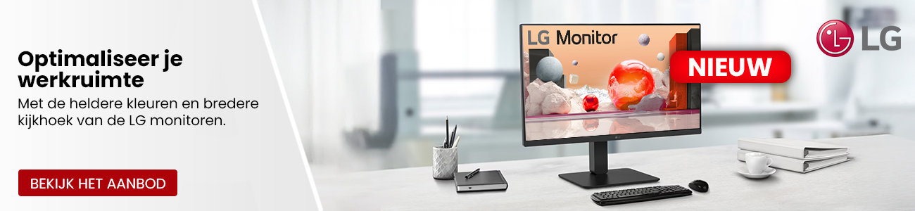 LG BA serie monitoren - Optimaliseer je werkruimte